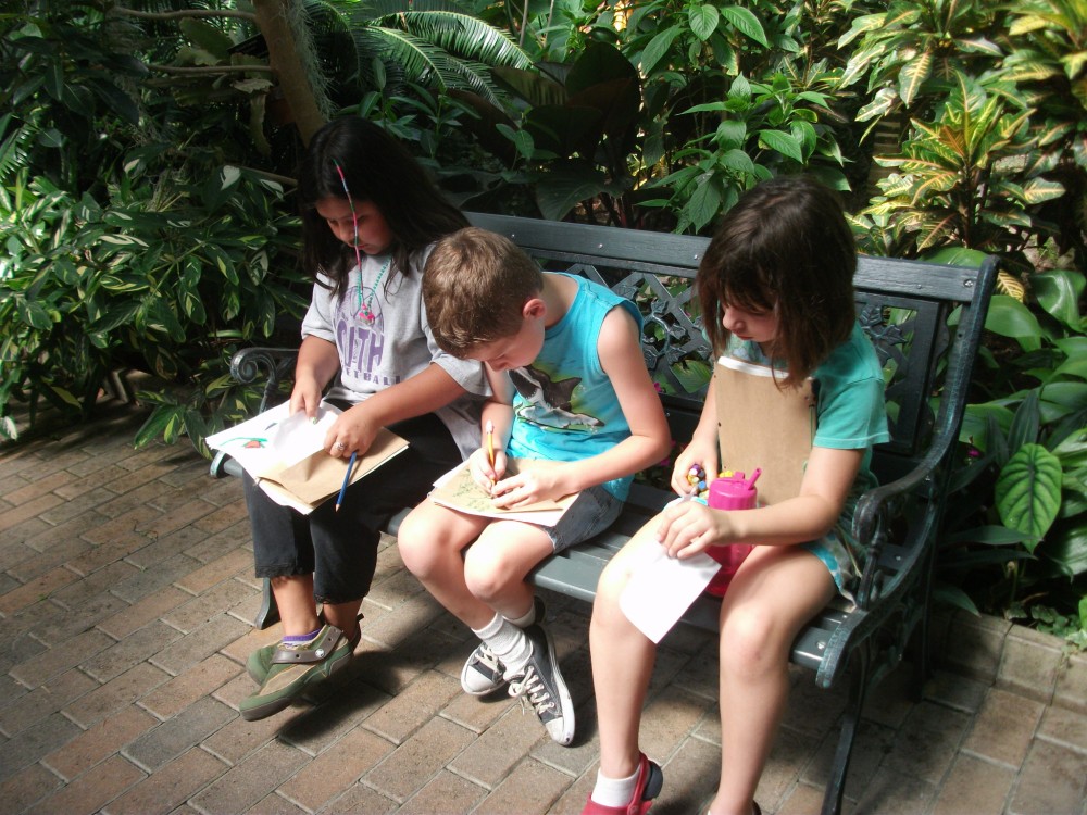 Sketching at the Conservatory
